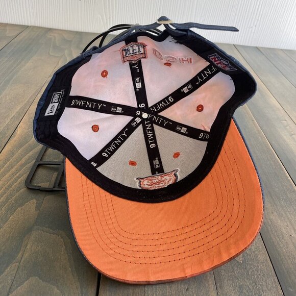 Rare Chicago Bears New Era 9TWENTY Blue Flame Sideline Adjustable GSH Cap (B4) - Picture 8 of 10